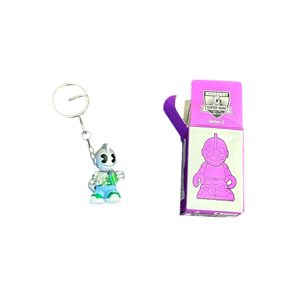 Kidrobot Supermini Keychain Series 3 2007 "Tilt" Graffiti Artist Designer Toy